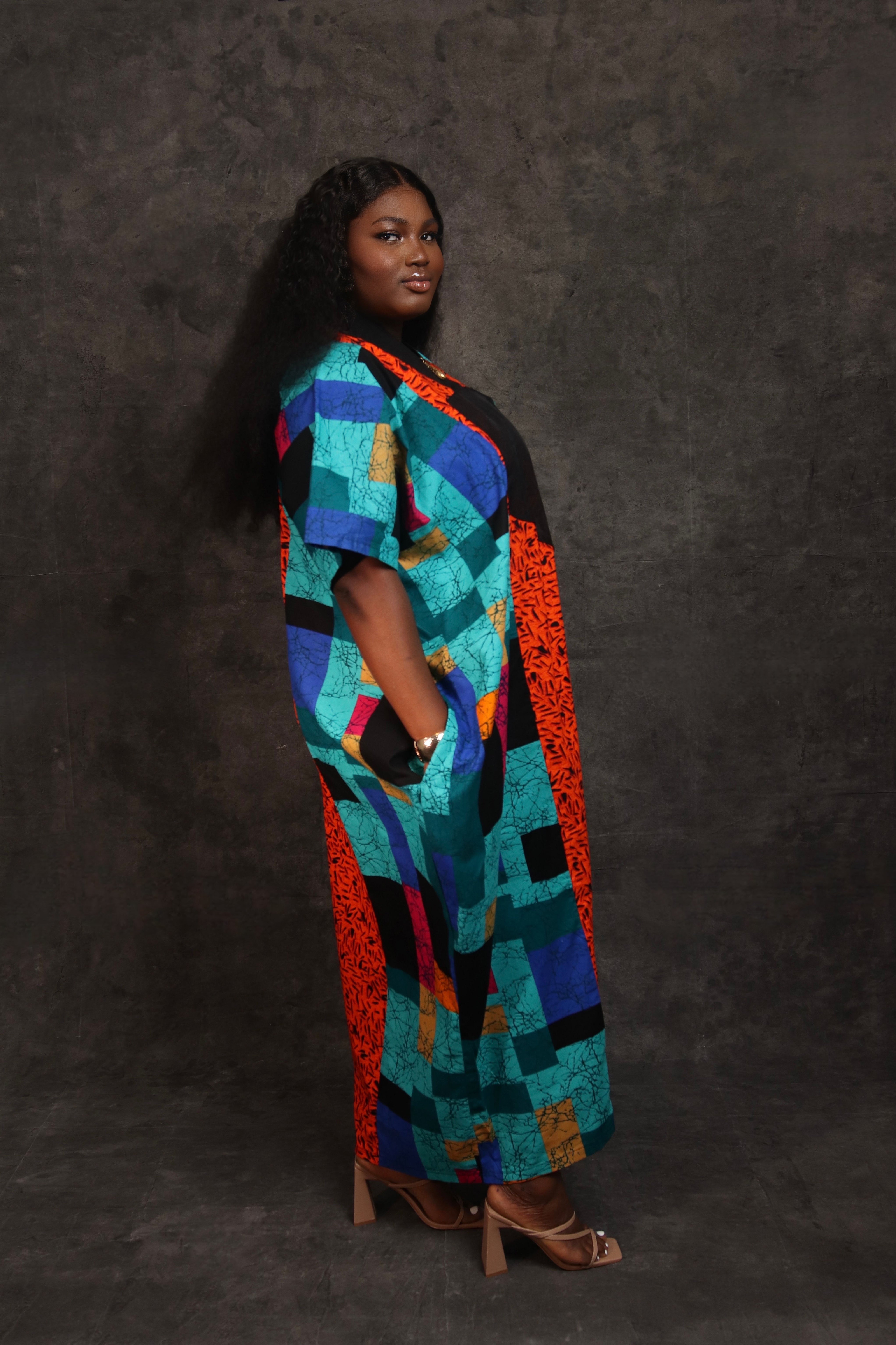 OMIDAN DRESS | GREEN