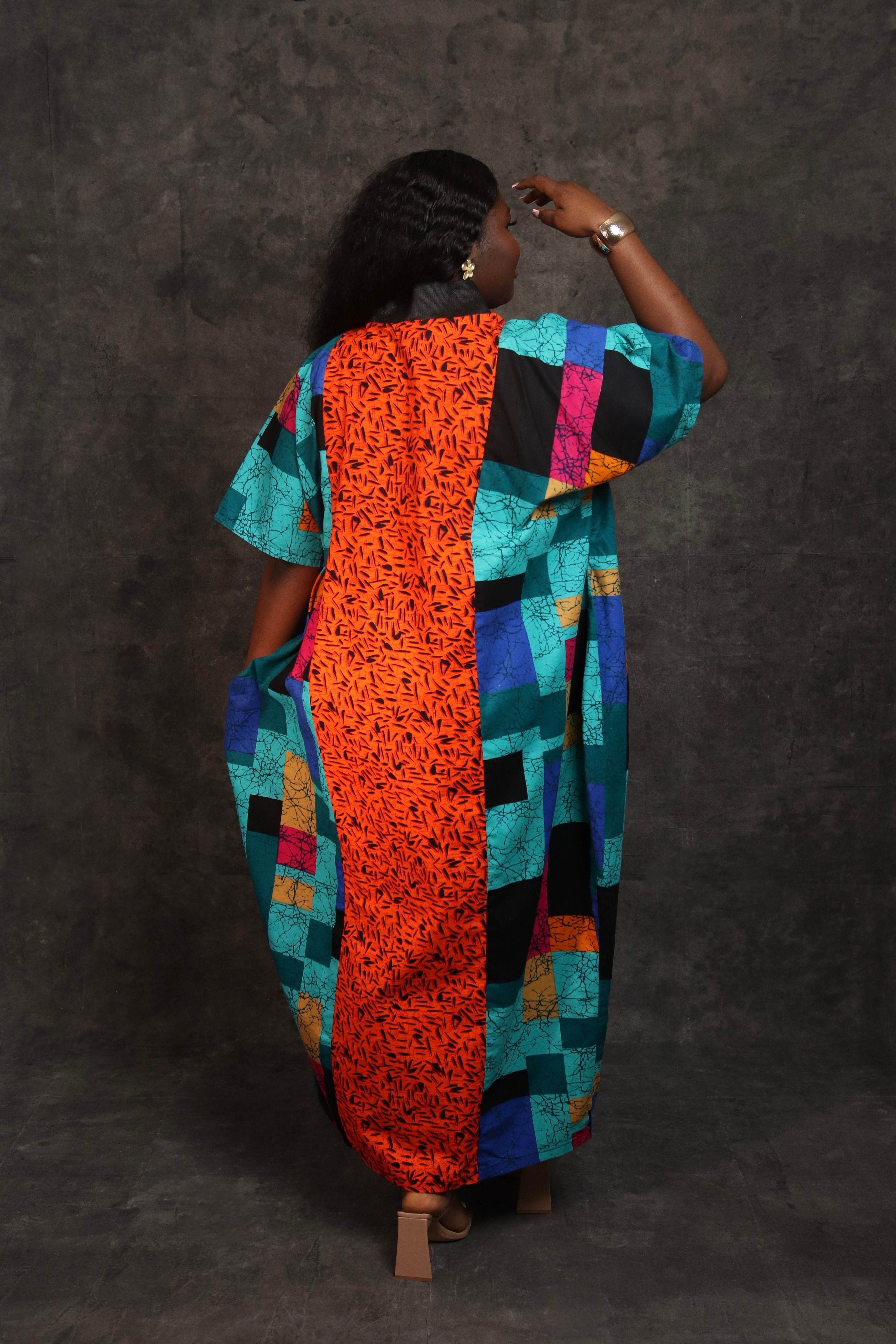 OMIDAN DRESS | GREEN