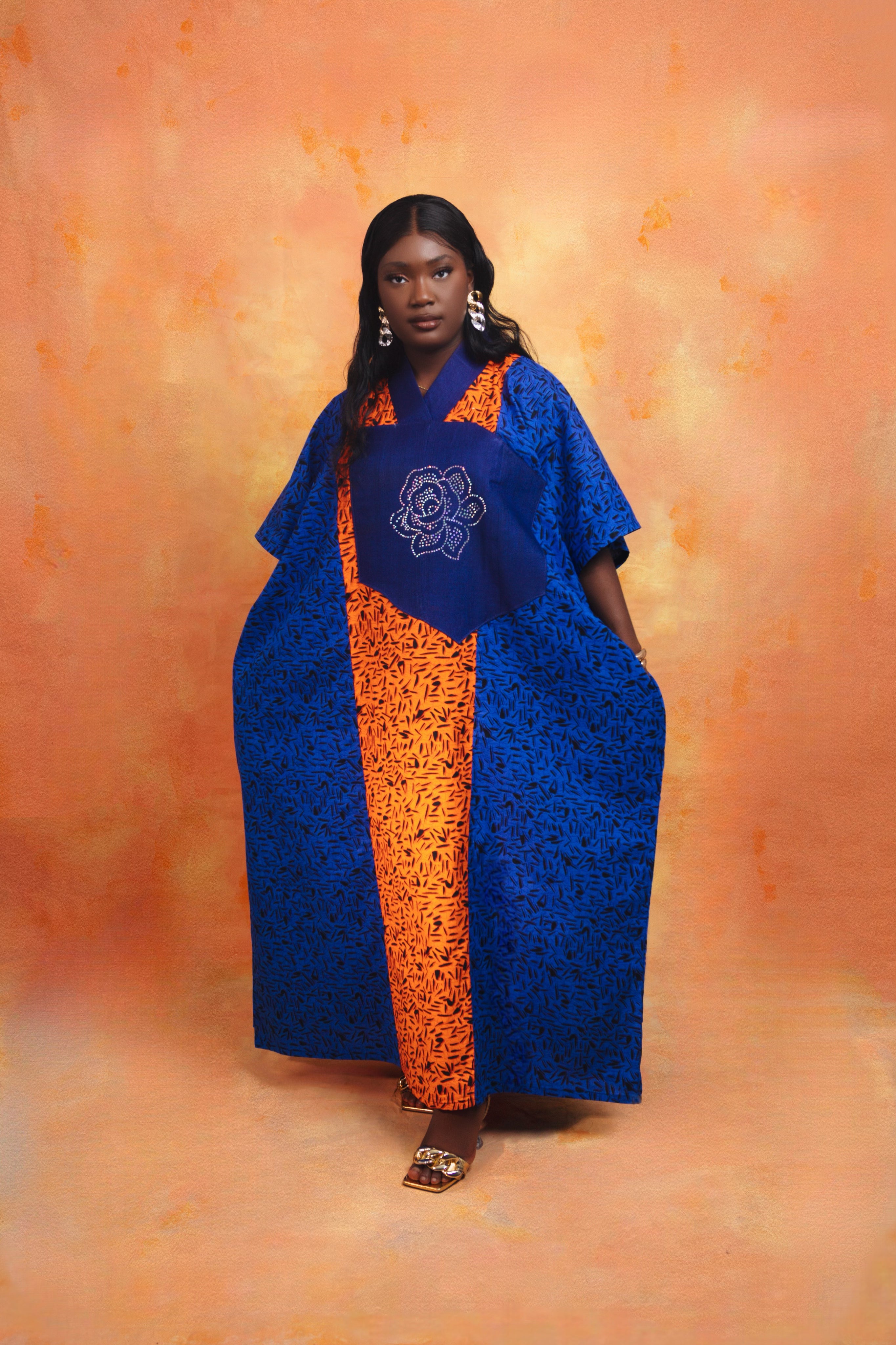 OMIDAN DRESS | BLUE