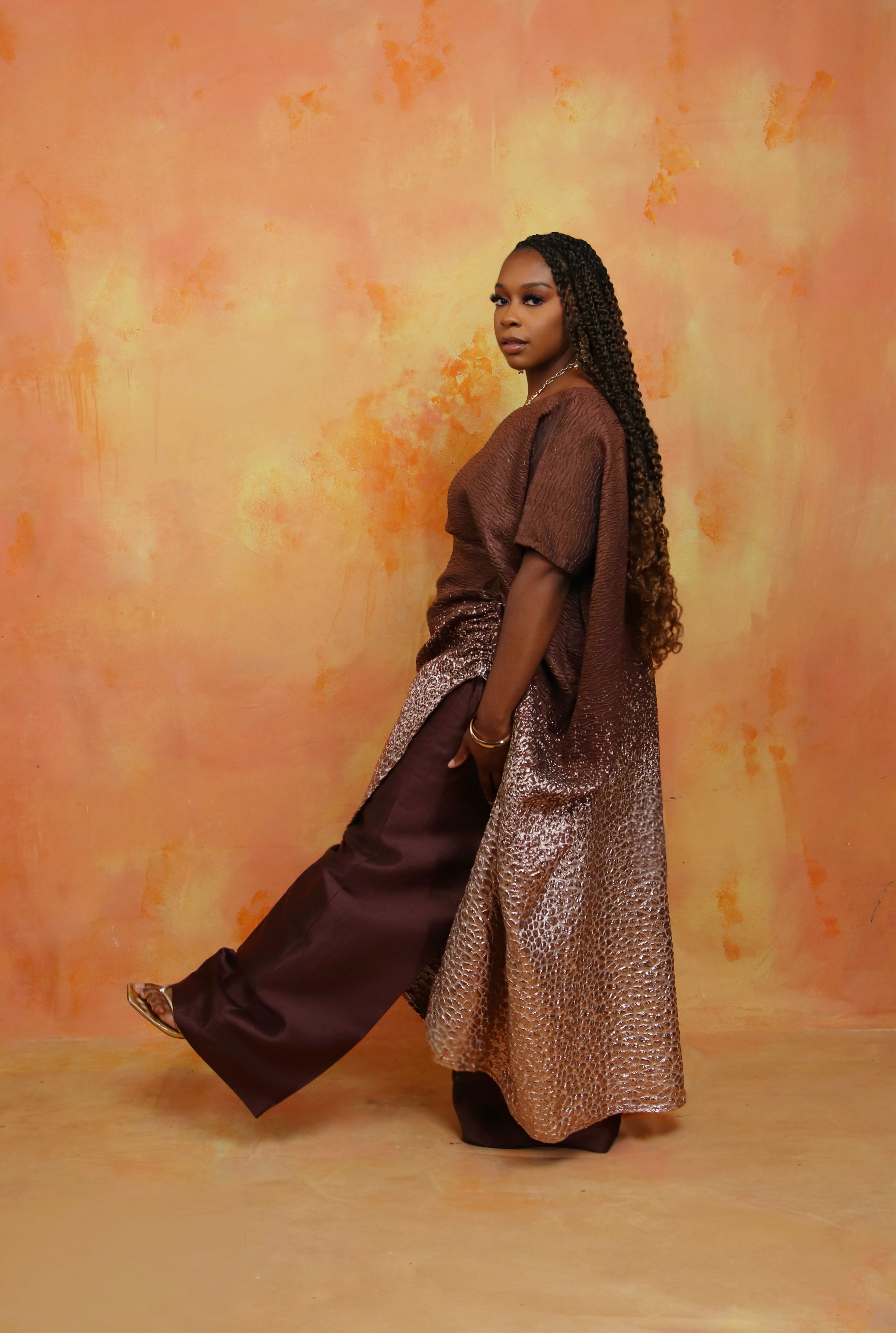 COCO SET | BROWN