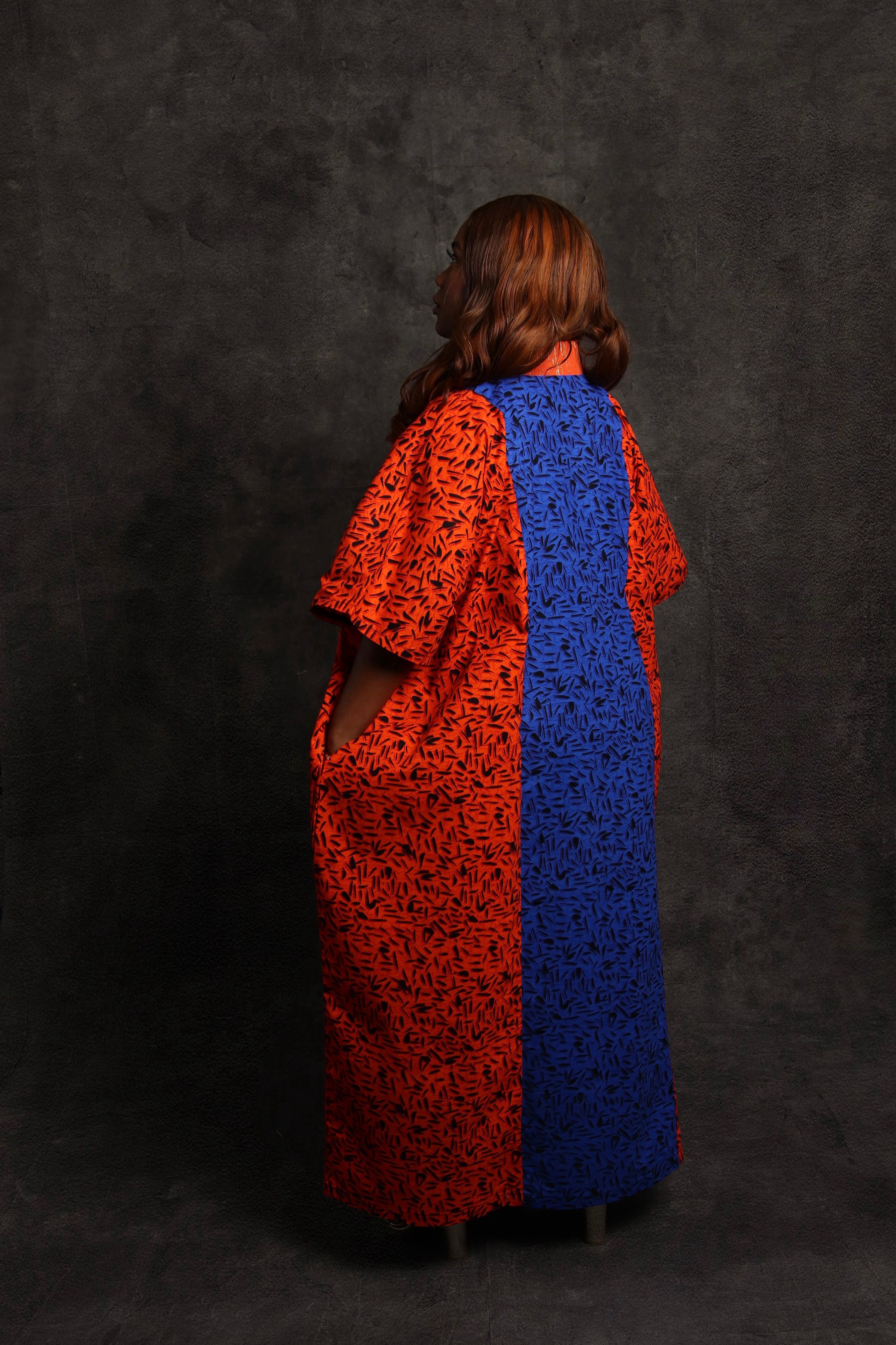 OMIDAN DRESS | ORANGE