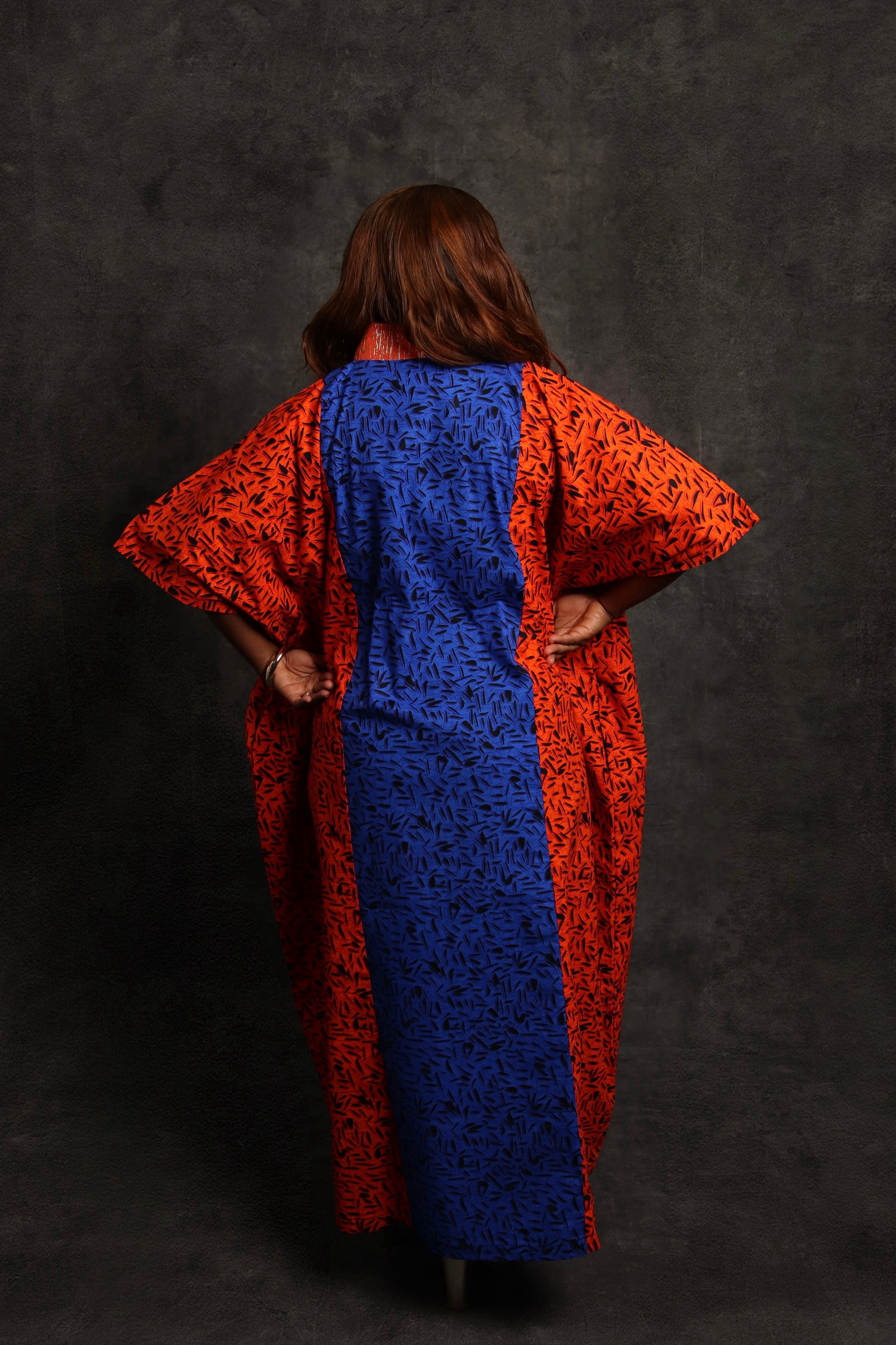 OMIDAN DRESS | ORANGE