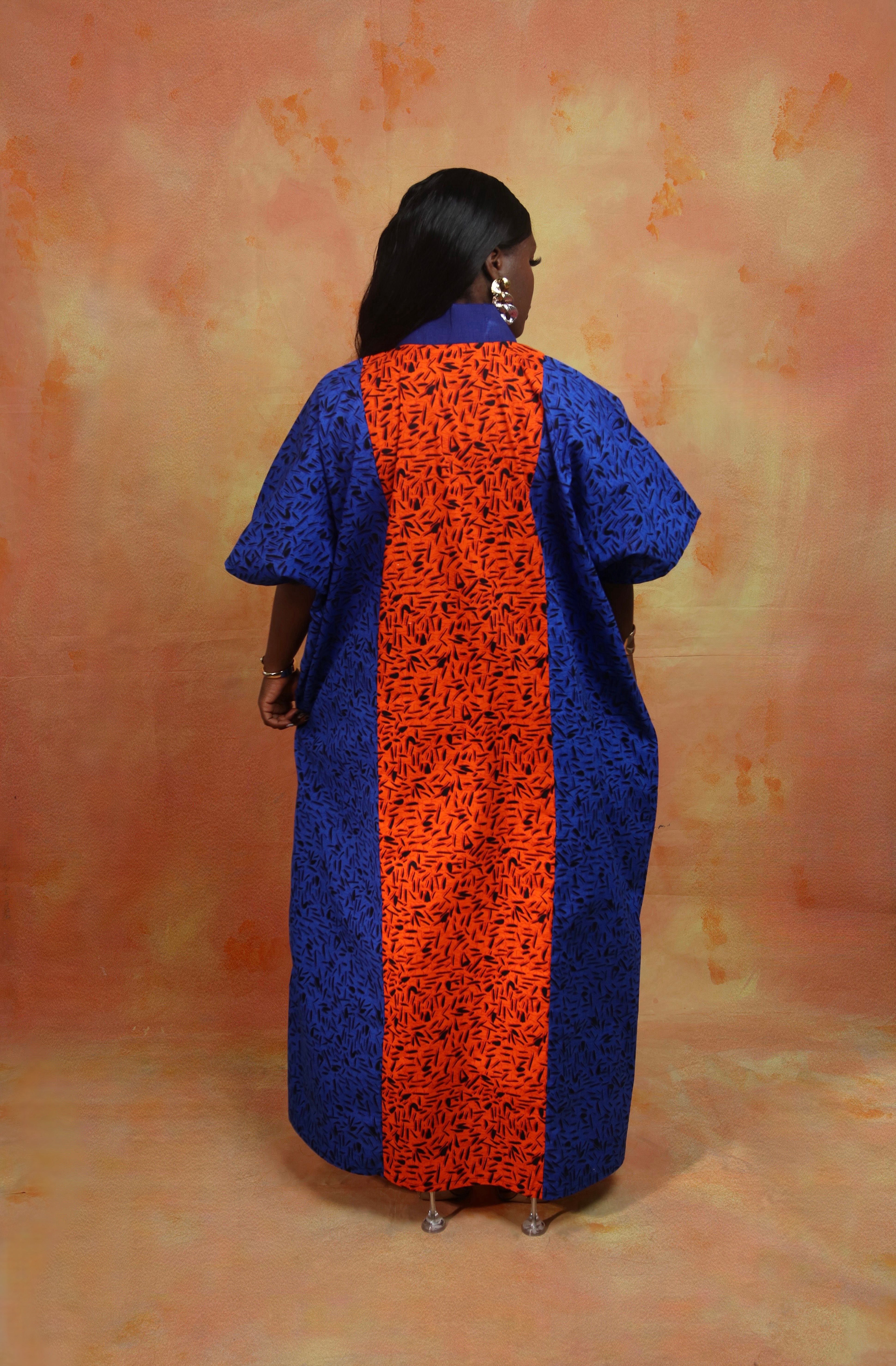 OMIDAN DRESS | BLUE