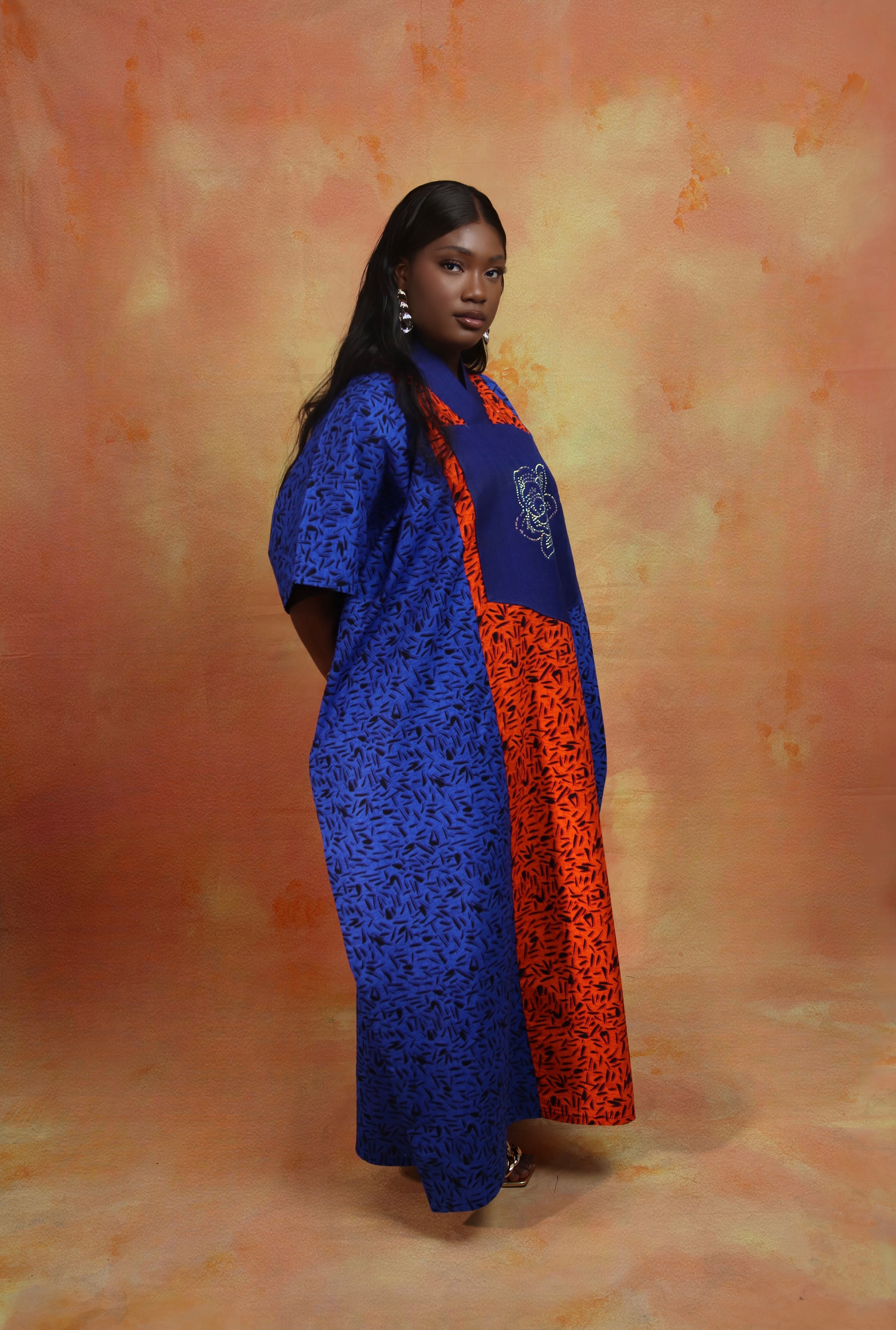 OMIDAN DRESS | BLUE