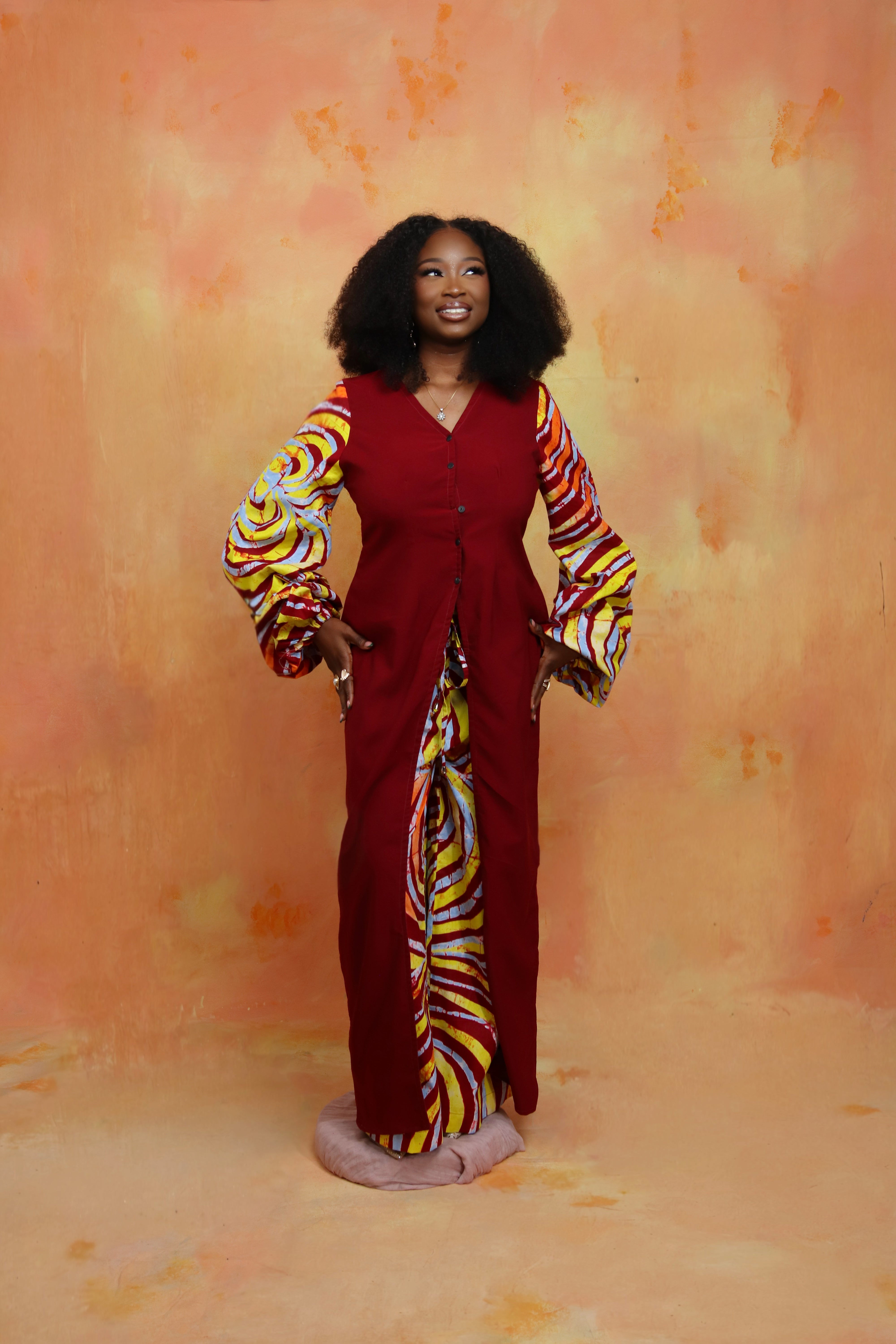 IMANI SET | BURGUNDY