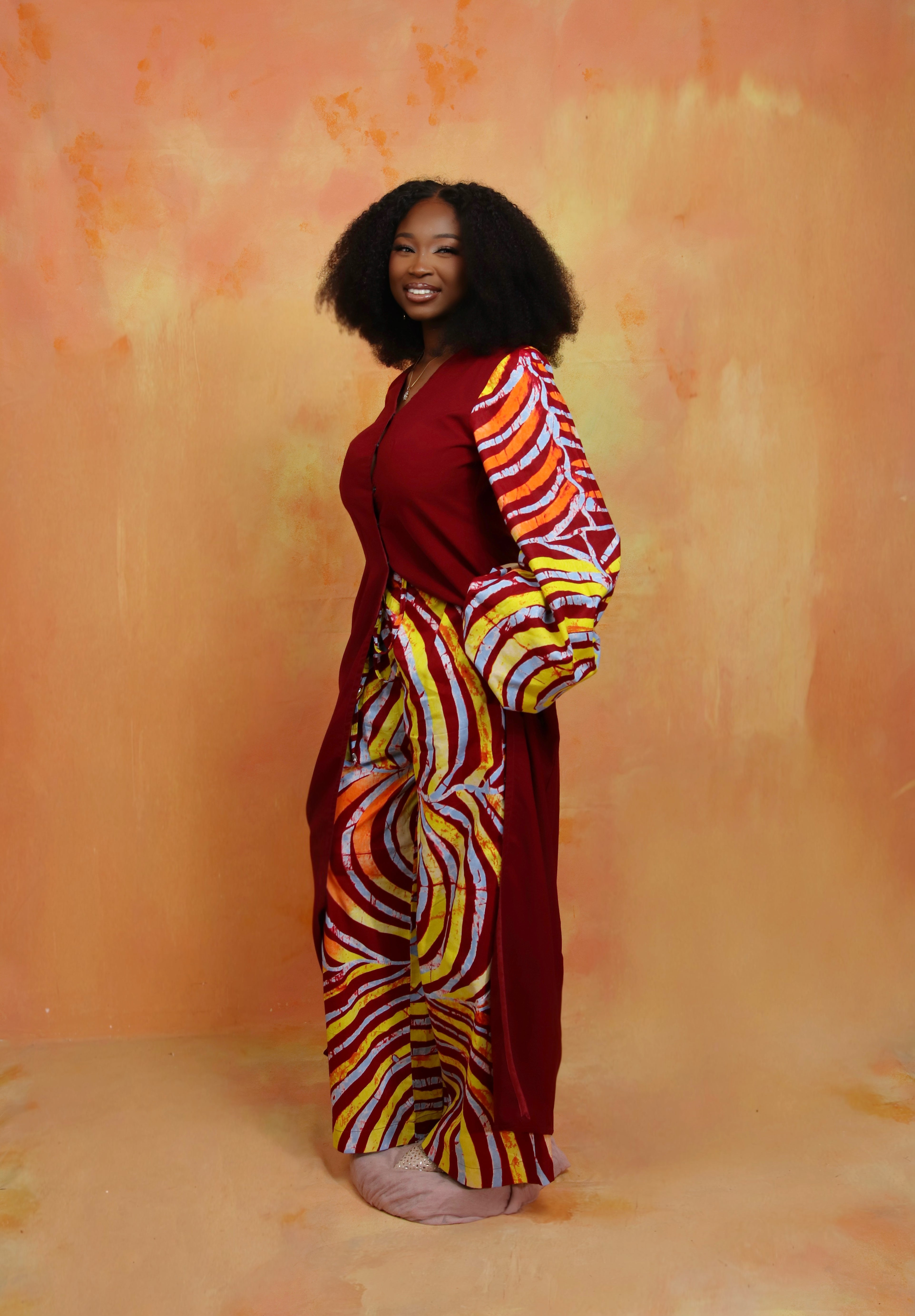 IMANI SET | BURGUNDY